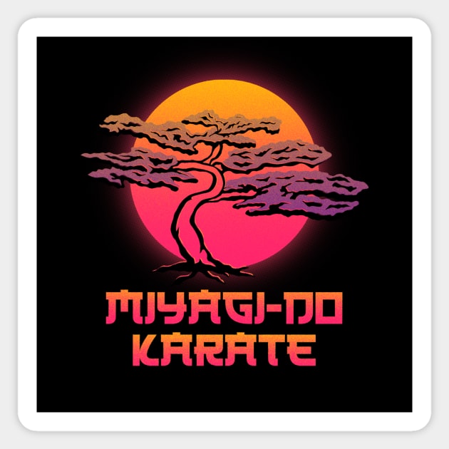 Legendary Dojo Sunset Sticker by thewizardlouis